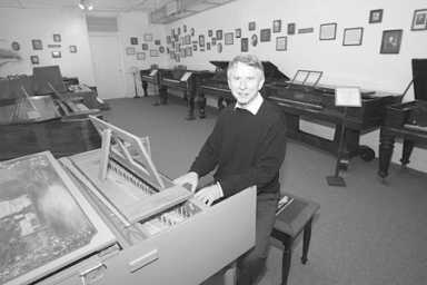 Kalman Detrich, executive director of the Museum of the American Piano