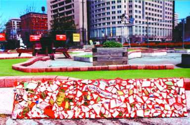 garbage to spruce up course