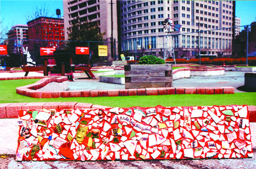 garbage to spruce up course