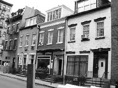 MacDougal Street’s historic federal-style buildings