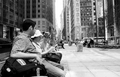 Wall Street park opens for workers