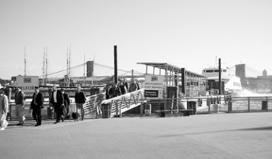 Ferry commuters
