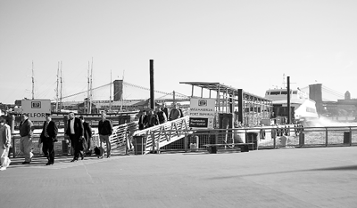 Ferry commuters