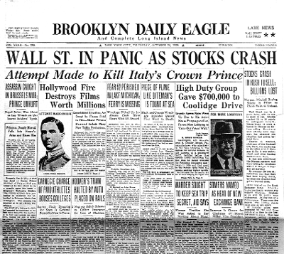 Wall St.’s crash