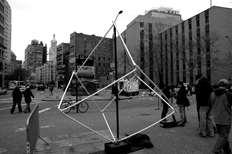 Temporary art knocked apart 1 cube-2005-04-05_z