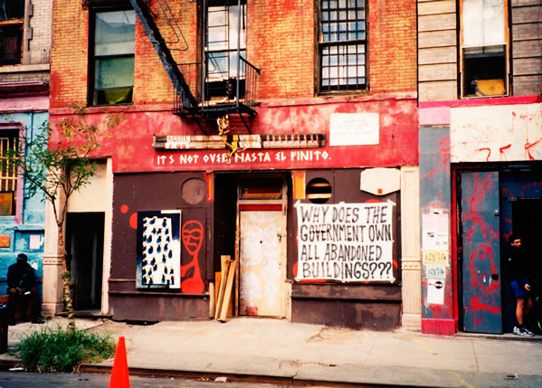Squatters made their mark with graffiti, banners, art 1 gutters-2010-06-07_z