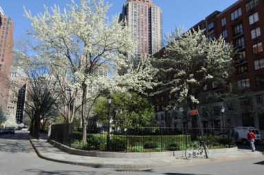 Rector Place in Battery Park City. April 21, 2011