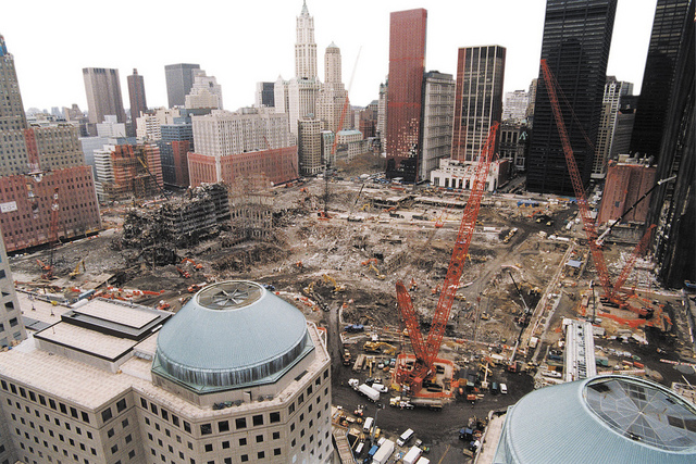 2001, Tuesday, September 11 3 A bird’s eye view of Ground Zero