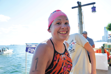 first-swimmer