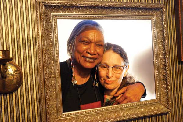 Organizer Patricia Parker, right, who is spearheading the drive for the Under_Line venue, with poet and longtime friend Amina Baraka. 