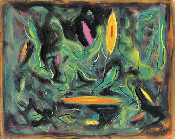 Two seasons, a ‘Weeks’ and ‘Eight Recent Works’ 5 Image courtesy of the artist and Lori Bookstein Fine ArtPaul Resika’s “Night Song” (2012. Oil on canvas; 51 x 64).