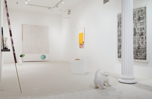 Installation View, Strauss Bourque-LaFrance: “In The The Spring.”  Image courtesy of the artist and KANSAS 