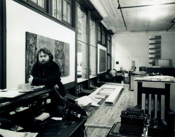 Donald Judd in 1970 inside his studio at 101 Spring St.   Photo courtesy Judd Foundation Archive