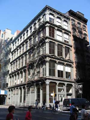 Minimalist’s studio nearing end of major renovation 3 An exterior view of 101 Spring St. before the start of its lengthy renovation. Photo courtesy Judd Foundation Archive