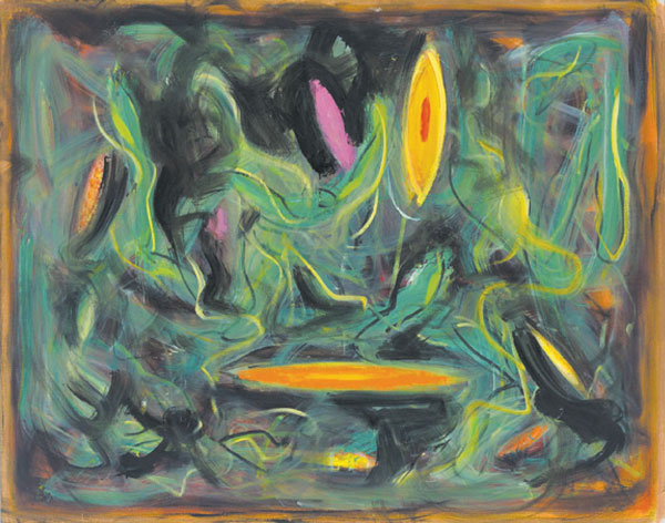 Six to know, soon to go 2 Paul Resika’s “Night Song” (2012. Oil on canvas; 51 x 64 in). Image courtesy of the artist and Lori Bookstein Fine Art