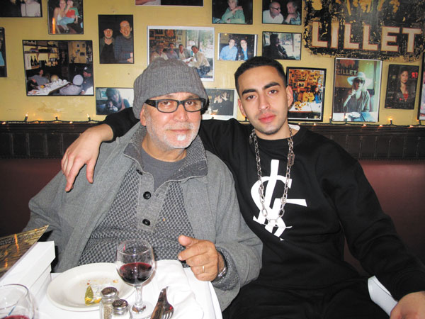 Photo by Clayton Patterson Restaurateur Lucien Bahaj and his son Zac Bahaj at the Pink Pony on Ludlow St., which just closed. 