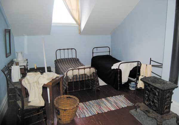 See how the Irish half lived, when you visit the servants’ quarters of Merchant’s House Museum.  Photo courtesy of Merchant’s House Museum