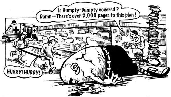 Someone finally reads the Obamacare plan.