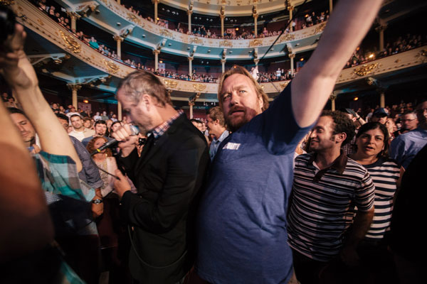 Tribeca Docs Long on Good Sports, Big Stars 6 Photo by Carin Besser Matt Berninger and Tom Berninger.