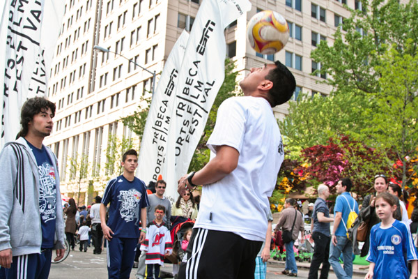 Image courtesy of the Tribeca Film Festival Play ball — on April 27, at ESPN Sports Day.