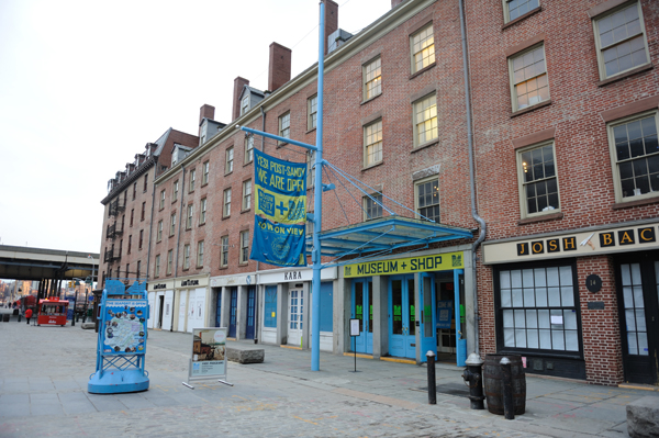 The South Street Seaport Museum’s galleries at 12 Fulton St. will close as of Sunday, April 7 because of damage inflicted by Superstorm Sandy. Downtown Express photo by Terese Loeb Kreuzer.