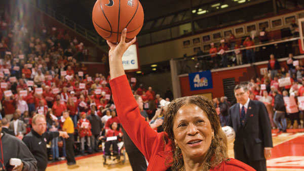 Tribeca Docs Long on Good Sports, Big Stars 4 Photo by Nick Romanenko, ©2008 Rutgers/Nick Romanenko “Coach” Vivian Stringer, celebrating her 800th win at Rutgers University.