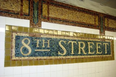 8th st. sign