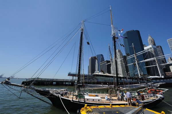 The South Street Seaport Museum's Pioneer. Downtown Express file photo by Terese Loeb Kreuzer.