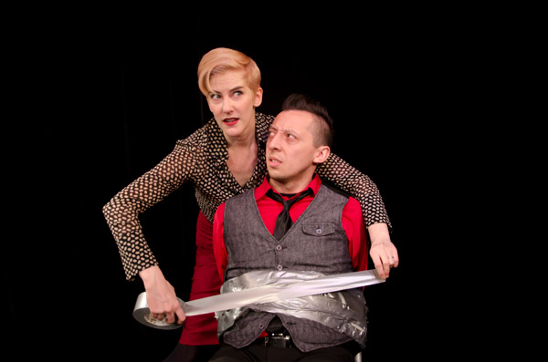 Photo by Samir Abady Photography Moira Stone and Mateo Moreno, in Jerry Polner’s “Fix Number Six.” 