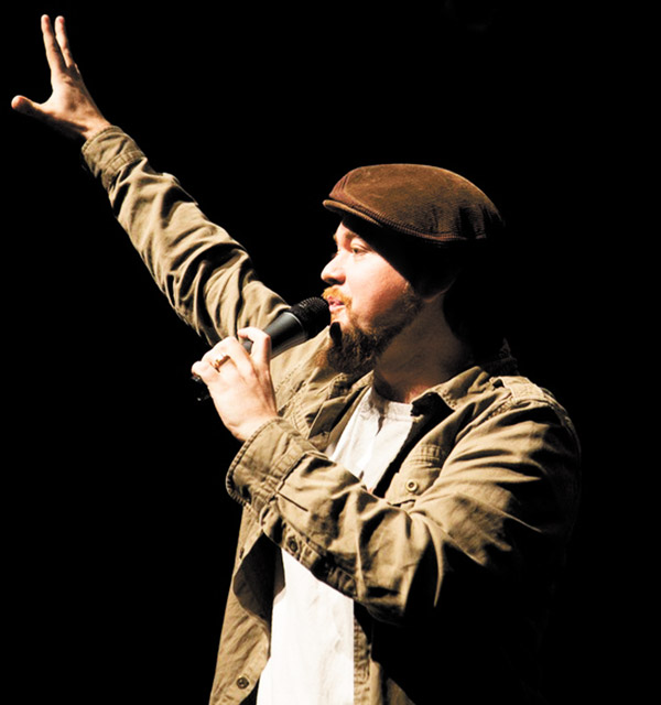 Rhyme Machine 2 Photo courtesy of the artist Baba Israel, on the bill of May 24’s Beat-Rhyming battlers.