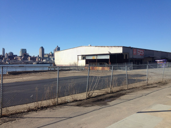 Pier 42 during the repaving proccess.