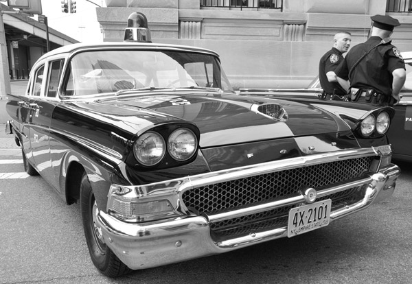 Photo courtesy of The New York City Police Museum Classic patrol cars come to Front St., on June 8.