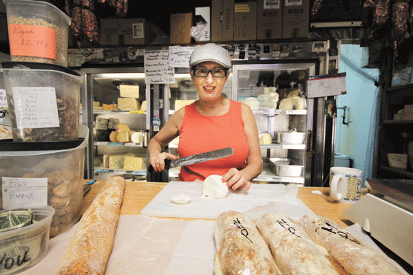 Photo by Tequila Minsky “I know all the customers,” said counterperson Rosemarie “Ro” Pianoforte, a fixture at Joe’s Dairy for the past 13 1/2 years.