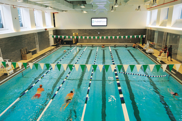 Asphalt Green Battery Park City officially opened on June 15, but the luxurious swimming pool was almost empty on opening day.