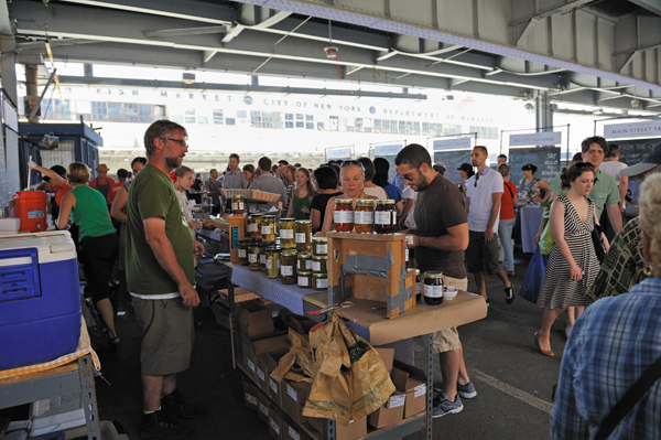 New Amsterdam Market opened for one day June 23. Downtown Express photo by Terese Loeb Kreuzer.