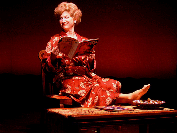 Photo by Ron Marotta  One will get you three: Elaine Bromka, as Betty Ford.