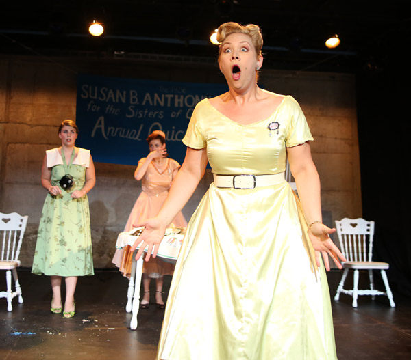 Photo by Dixie Sheridan It’s yesterday, once more: 2012 FringeNYC hit “5 Lesbians Eating a Quiche” returns for Pride, prior to an open-ended run beginning on July 19.