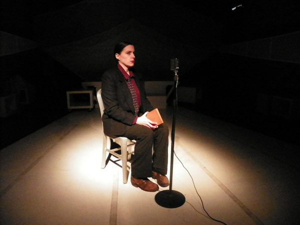 Photo by Gyda Arber Sound designer Ryan Holsopple’s revival of Alvin Lucier’s 1969 recording, “I Am Sitting in a Room,” presents the avant-garde composition as a concert-style performance using 2013 technology. 