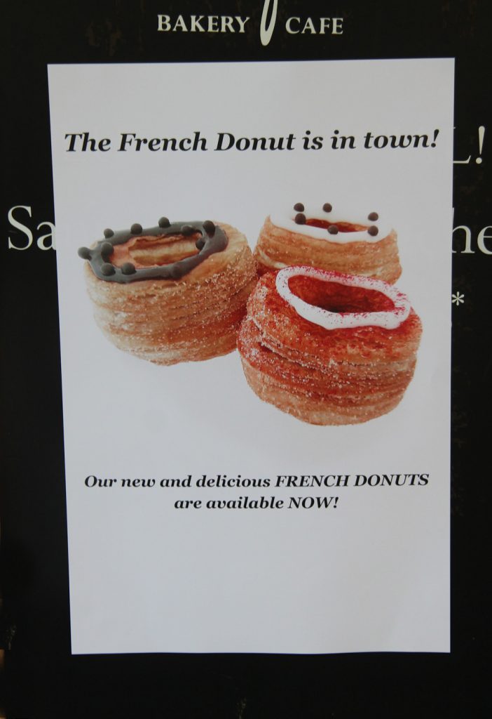 First local cronut knockoff — only five blocks away! 2 french donut 2