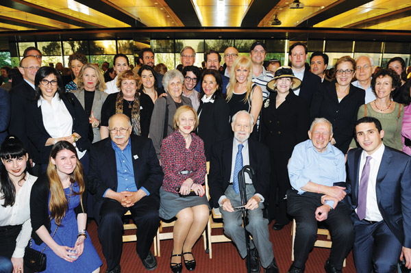 Relatives of David and Jacob Kestenbaum at the opening of  “Against the Odds: American Jews & the Rescue of Europe’s Refugees 1933-1941.”