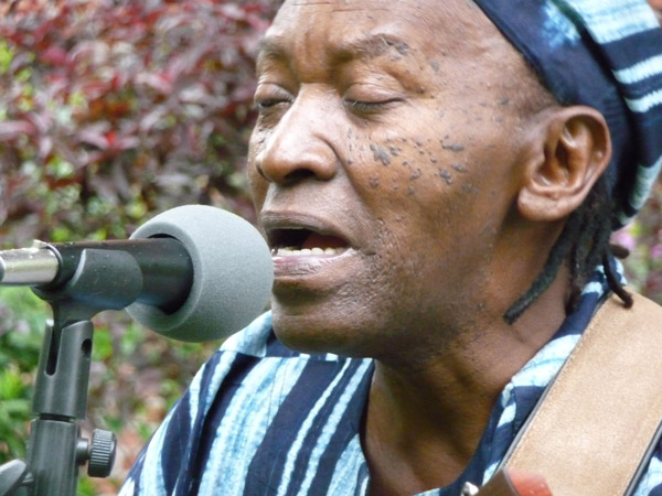 Photo by Sally J. Bair Rwandan Civil War survivor Nepo Soteri will lead his ensemble on a journey through traditional African music, funk, R&B and world-jazz on July 30. 