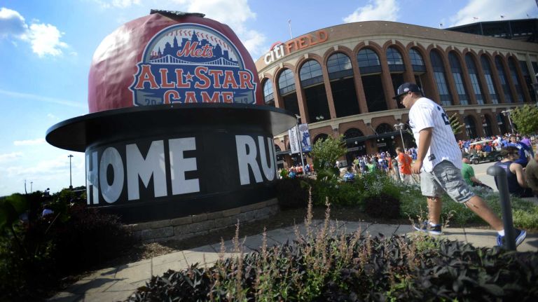 Fans flock to Citi Field for the All-Star Game Home Run Derby on July 15, 2013.