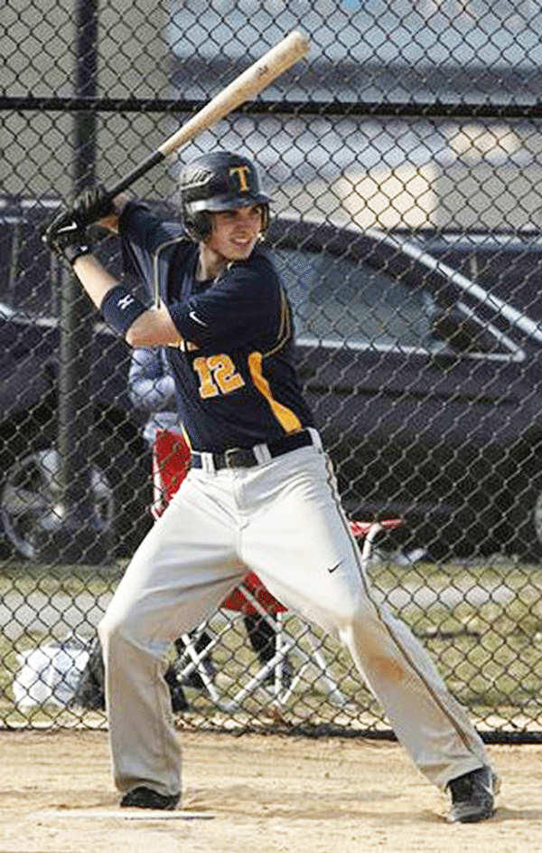 Photo by Sofia Kreisler. James Usher has been helping G.V.L.L. and now Trinity High School win games with both his pitching and his hitting.