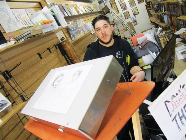 New comics store is pretty sketchy — in a good way 2 Photo by Lincoln Anderson Mike Novo, co-owner of Carmine Street Comics.