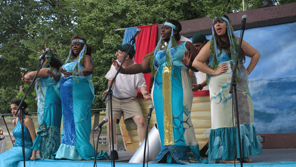 Photos by Jonathan Slaff Mermaids sing of their love for our oceans.