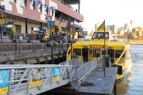 Seaport firm’s plan for boats at the new Pier 17 1 Downtown Express photo by Terese Loeb Kreuzer New York Water Taxi docked at Pier 17 in the South Street Seaport. Under the maritime usage plan for the pier proposed by The Howard Hughes Corp., which is about to tear down the existing shopping mall on the pier and replace it with a new one, there would be room for New York Water Taxi to dock at the newly configured pier, and for one other boat.
