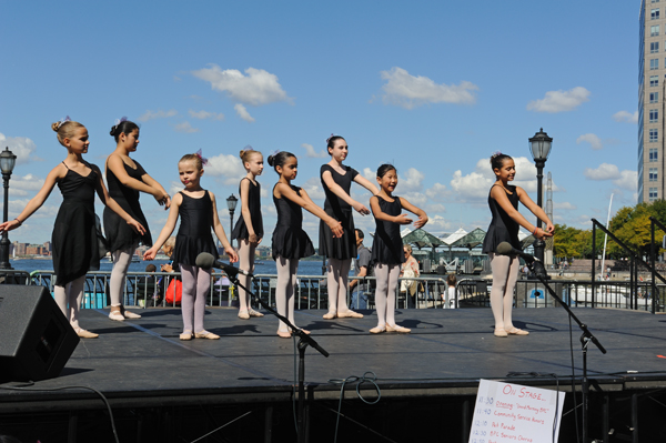 The New American Youth Ballet at the B.P.C. Block Party. Downtown Express photo by Terese Loeb Kreuzer.