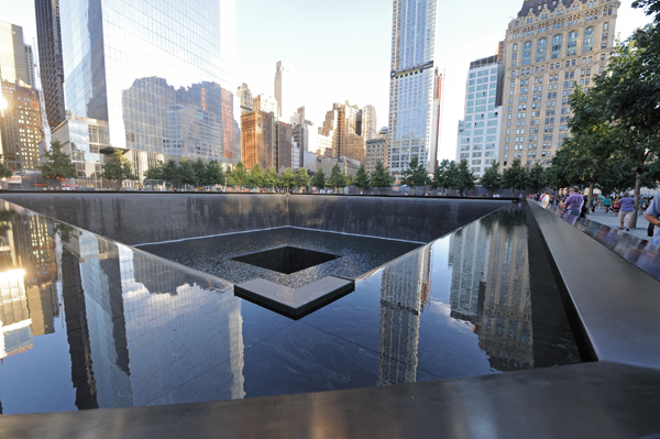 The (/11 Memorial. Downtown Express photo by Terese Loeb Kreuzer..