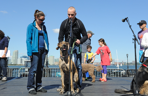 The Pet Parade at the Battery Park City Block Party, Sat. Sept. 28. Downtown Express photo by Terese Loeb Kreuzer