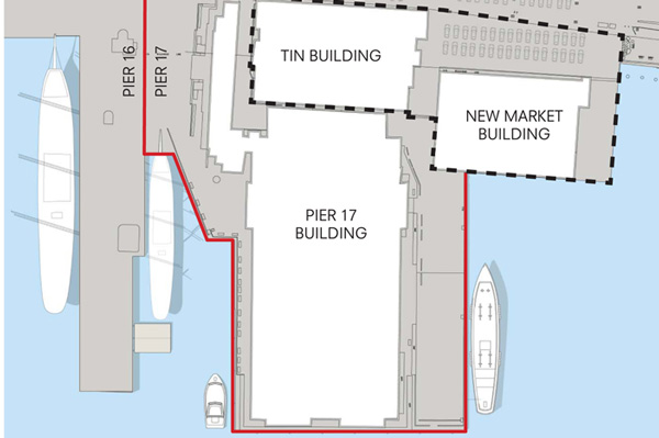 Howard Hughes Corp. plans to start demolishing the Pier 17 building on Oct. 1 and has submitted plans to redevelop the Tin and New Market Buildings.